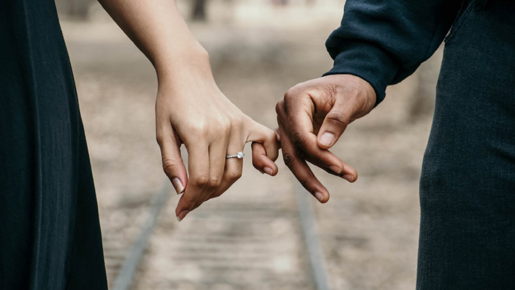 Couple Walking and Holding Hands