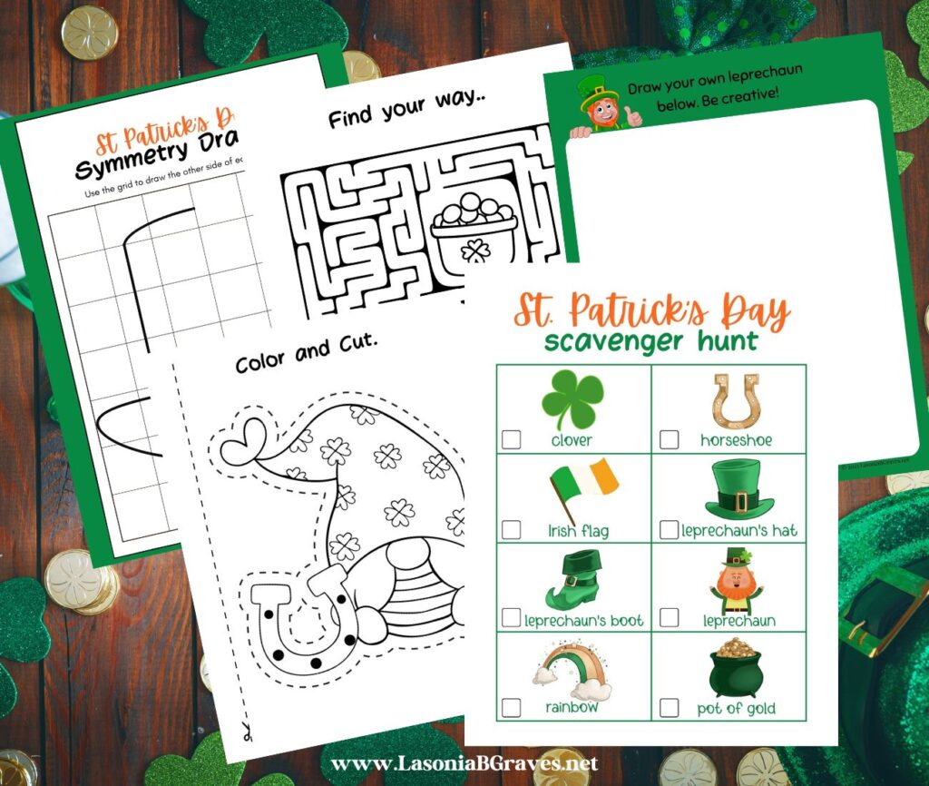 Free Printable St. Patrick’s Day Activity Pack For Kids